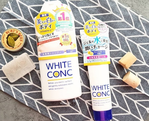Bộ đôi kem dưỡng trắng và sữa tắm trắng của White Conc giúp bạn sở hữu làn da trắng mịn nhanh chóng