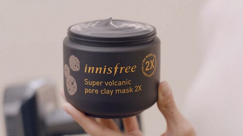 Cấp ẩm cực tốt - đó chính là lý do mặt nạ đất sét Innisfree Super Volcanic Pore Clay Mask 2X  được tin dùng nhiều