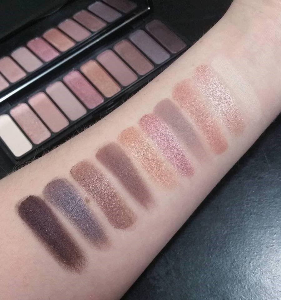 Các tông màu của phấn mắt Wet N Wild Au Naturel
