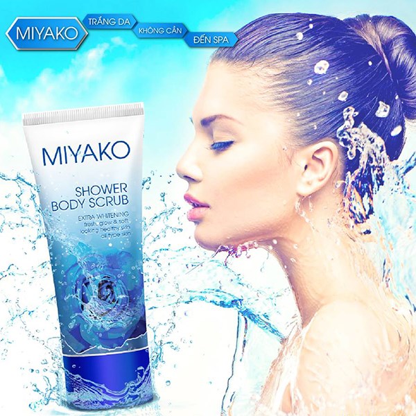 Sữa tắm tẩy tế bào chết Miyako Shower Body Scrub