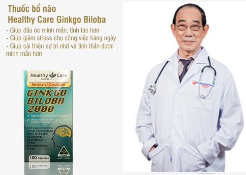 Viên uống bổ não Ginkgo Biloba 2000 được các chuyên gia, y bác sĩ khuyên dùng
