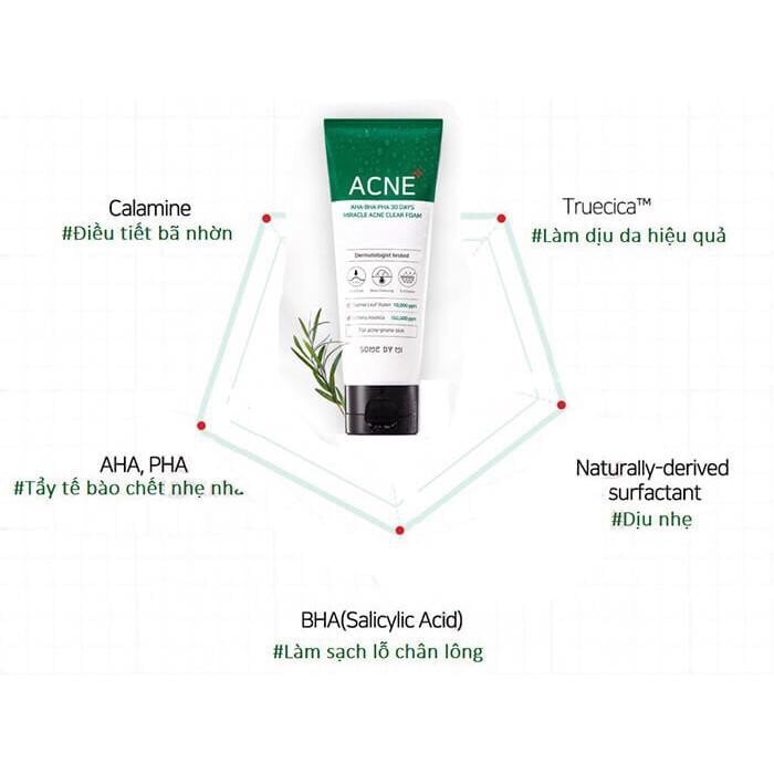 Sở hữu công thức AHA-BHA-PHA hỗ trợ làm sạch sâu, giảm các vấn để về mụn cho làn da